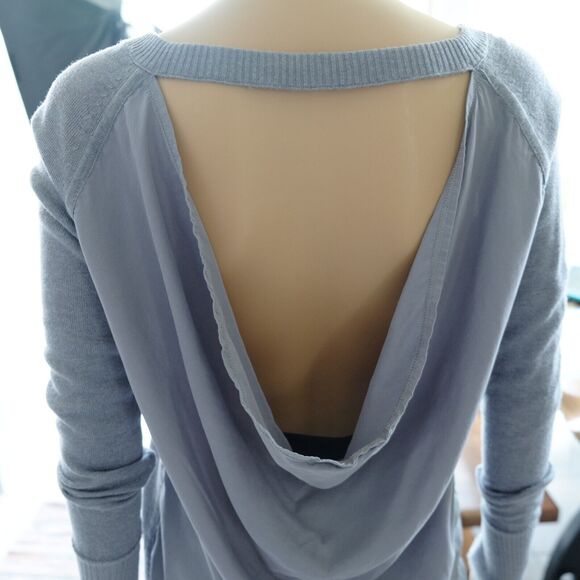 Lululemon Unity Sweater Sz S/M‎ Cashmere Lyocell Gray Drape CHECK MEASUREMENTS - Picture 8 of 12